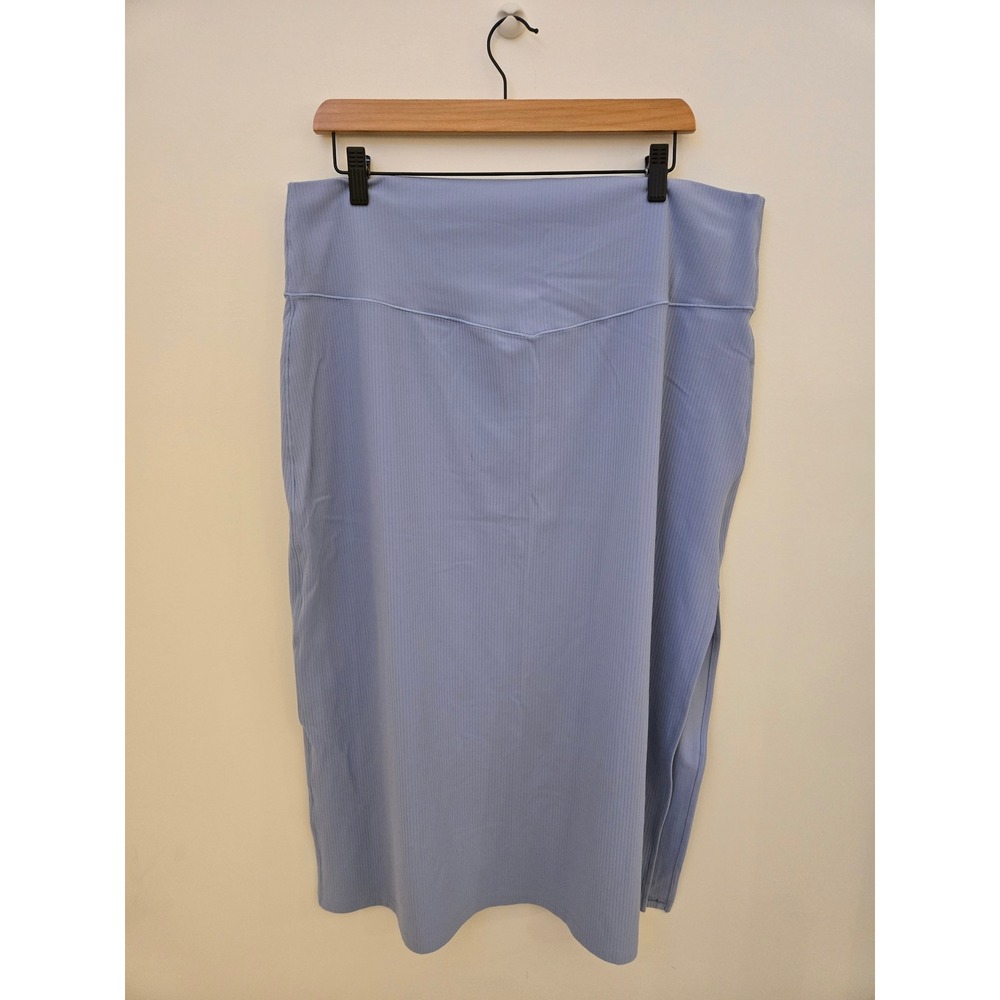 Aerie OFFLINE Real Me Xtra‎ Ribbed Midi Skirt Blue XL